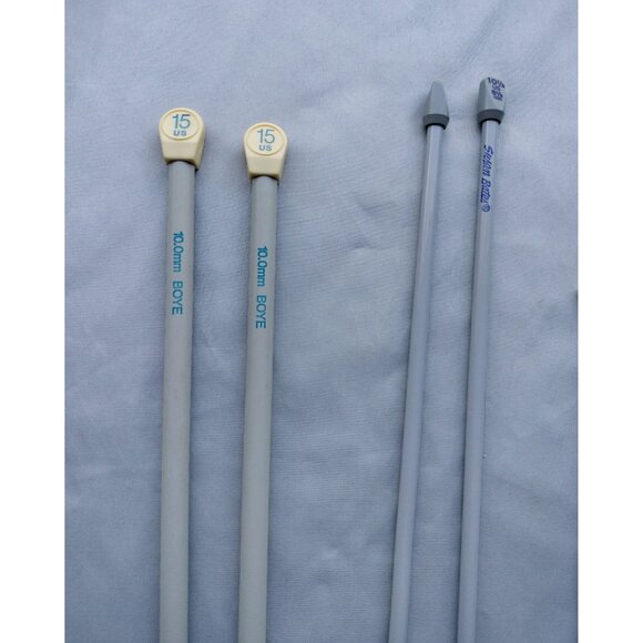 Vintage Boye Susan Bates Knitting Needle Set Gauge Stitch Holders Knit Lot Craft - Picture 12 of 15